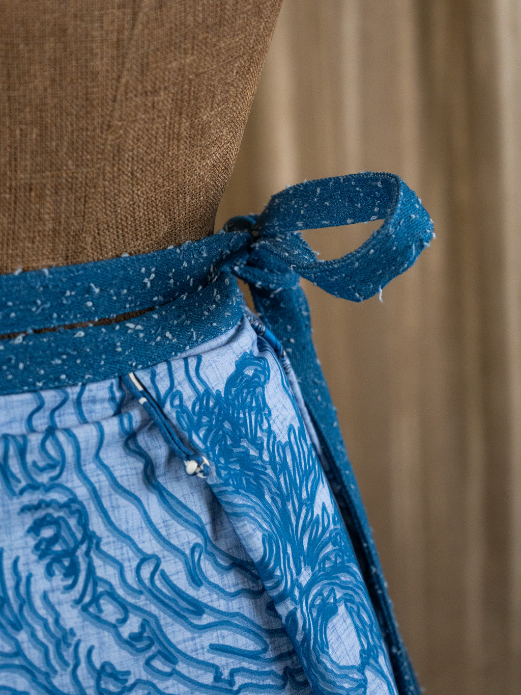 Blue Willow - Hakama Skirt